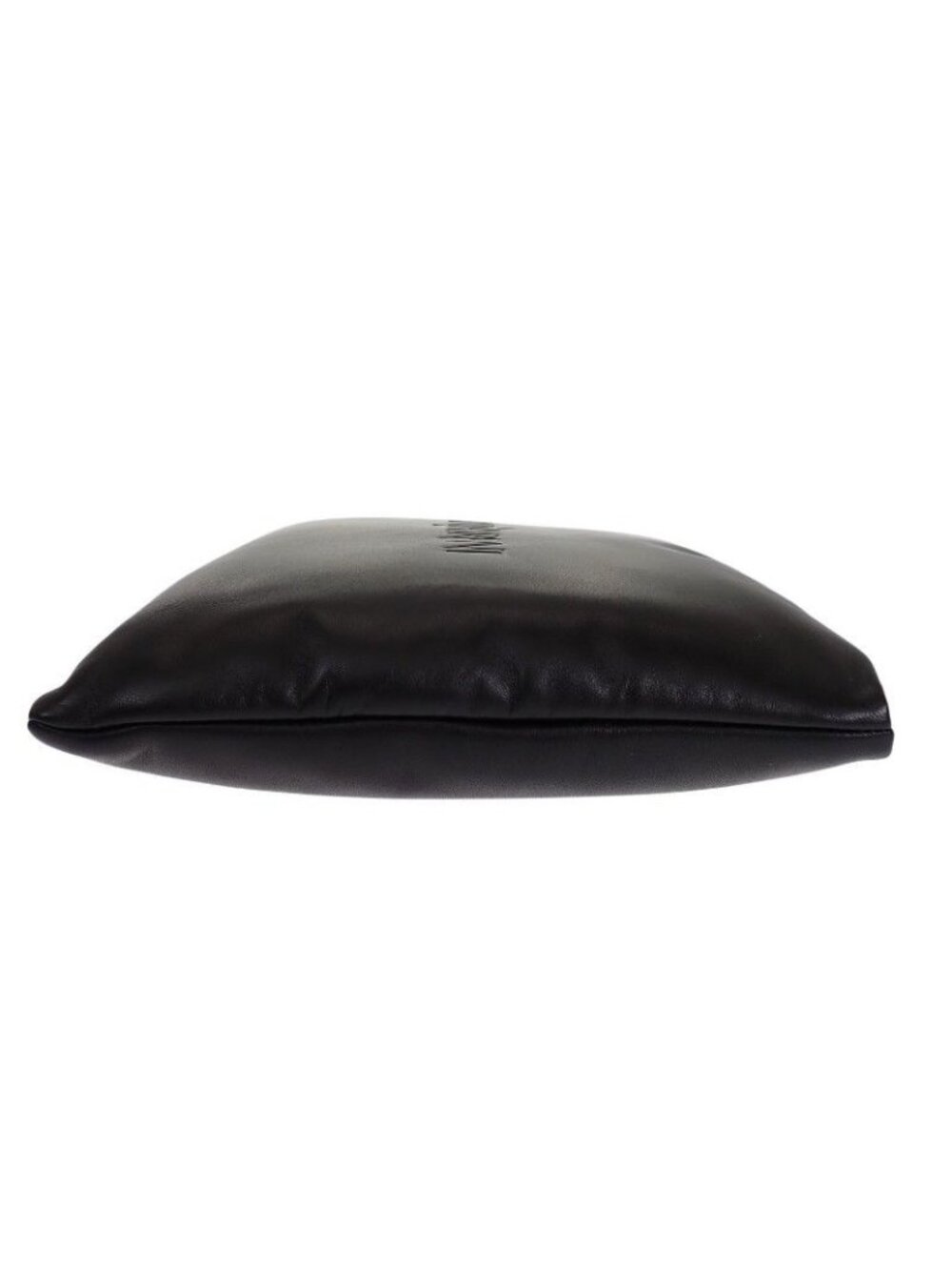Saint Laurent Large Puffy Pouch Clutch Lambskin Black Silver - Picture 4 of 14